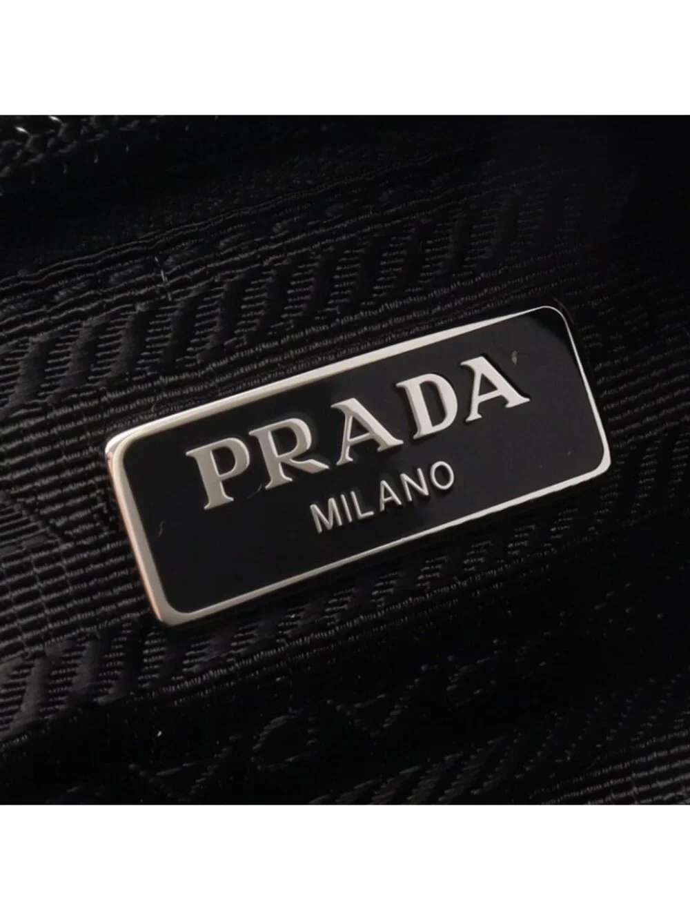 Prada Pouch Nylon Leather